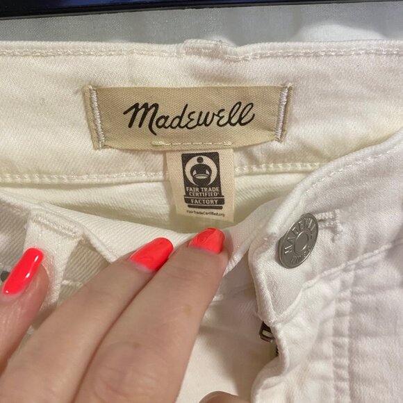 Madewell The Perfect Vintage White Jean Size 28 NWT - Picture 3 of 11